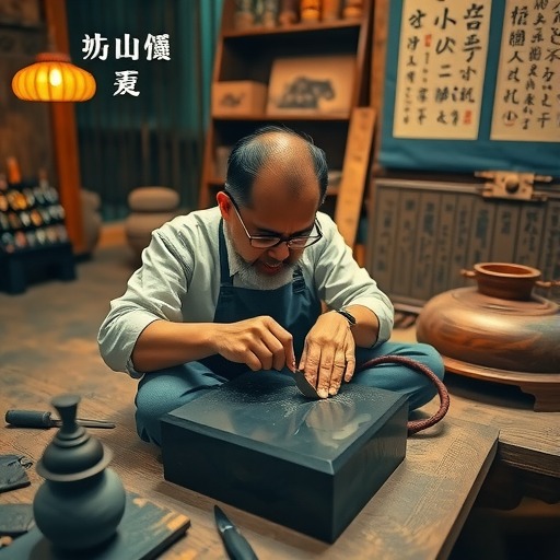 石城砚国家级非物质文化遗产代表性传承人赖建华