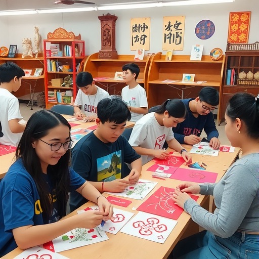 大划街道文化活动中心开展青少年非遗主题课外实践活动