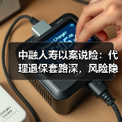 中融人寿以案说险：代理退保套路深，风险隐患要当心（图3）