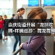 崇庆街道开展“龙狮欢腾·祥瑞巡游”舞龙舞狮巡游互动展演(图3) 崇庆街道开展“龙狮欢腾·祥瑞巡游”舞龙舞狮巡游互动展演(图3)