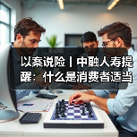 以案说险丨中融人寿提醒：什么是消费者适当性管理