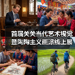 首届关关当代艺术视觉暨陶陶主义画派线上展（一）（图3）