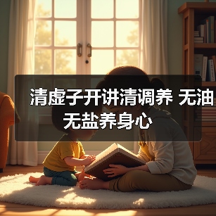 清虚子开讲清调养 无油无盐养身心（图1）