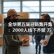 金华第五届迎新跑开跑:2000人线下齐聚 万人云端同启新程(图4) 金华第五届迎新跑开跑:2000人线下齐聚 万人云端同启新程(图4)