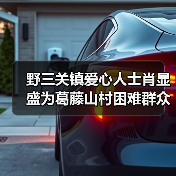 野三关镇爱心人士肖显盛为葛藤山村困难群众谭支爱送去慰问物资与慰问金