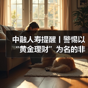 中融人寿提醒丨警惕以“黄金理财”为名的非法集资骗局，筑牢财产安全防线