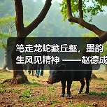 笔走龙蛇藏丘壑，墨韵生风见精神 ——赵德成先生书法欣赏（图1）