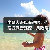 中融人寿以案说险：代理退保套路深，风险隐患要当心（图4）