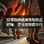 投保隐瞒健康告知险企拒赔,警惕保险欺诈行为(图1) 投保隐瞒健康告知险企拒赔,警惕保险欺诈行为(图1)