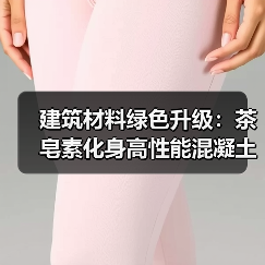 建筑材料绿色升级:茶皂素化身高性能混凝土引气剂(图3) 建筑材料绿色升级:茶皂素化身高性能混凝土引气剂(图3)