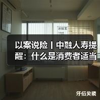 以案说险丨中融人寿提醒:什么是消费者适当性管理(图4) 以案说险丨中融人寿提醒:什么是消费者适当性管理(图4)