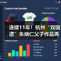 连续11年!杭州“双国遗”朱炳仁父子作品再登央视除夕主播台(图3) 连续11年!杭州“双国遗”朱炳仁父子作品再登央视除夕主播台(图3)