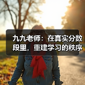 九九老师:在真实分数段里,重建学习的秩序与希望(图4) 九九老师:在真实分数段里,重建学习的秩序与希望(图4)