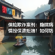 保险欺诈案例:隐瞒病情投保遭拒赔!如何防范?(图4) 保险欺诈案例:隐瞒病情投保遭拒赔!如何防范?(图4)