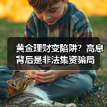 黄金理财变陷阱？高息背后是非法集资骗局