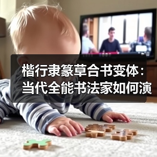 楷行隶篆草合书变体：当代全能书法家如何演绎水墨君子书风？（图2）