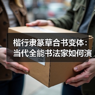 楷行隶篆草合书变体：当代全能书法家如何演绎水墨君子书风？（图3）