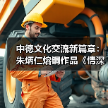 中德文化交流新篇章:朱炳仁熔铜作品《情深和鸣》惊艳亮相(图4) 中德文化交流新篇章:朱炳仁熔铜作品《情深和鸣》惊艳亮相(图4)