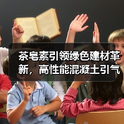 茶皂素引领绿色建材革新，高性能混凝土引气剂新趋势