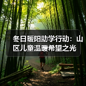 冬日暖阳助学行动：山区儿童温暖希望之光