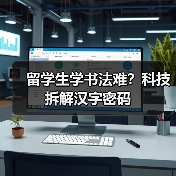 留学生学书法难?科技拆解汉字密码(图2) 留学生学书法难?科技拆解汉字密码(图2)