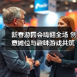 新春游园会嗨翻全场 创意摊位与趣味游戏共筑凝聚力