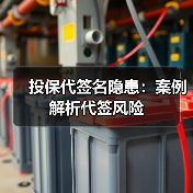 投保代签名隐患:案例解析代签风险(图4) 投保代签名隐患:案例解析代签风险(图4)