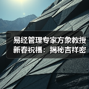 易经管理专家方象教授新春祝福:揭秘吉祥密码与企业运势(图2) 易经管理专家方象教授新春祝福:揭秘吉祥密码与企业运势(图2)