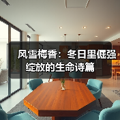 风雪梅香:冬日里倔强绽放的生命诗篇(图3) 风雪梅香:冬日里倔强绽放的生命诗篇(图3)