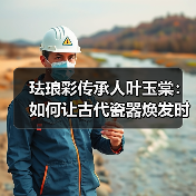 珐琅彩传承人叶玉棠:如何让古代瓷器焕发时代光彩(图3) 珐琅彩传承人叶玉棠:如何让古代瓷器焕发时代光彩(图3)