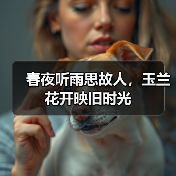春夜听雨思故人,玉兰花开映旧时光(图3) 春夜听雨思故人,玉兰花开映旧时光(图3)