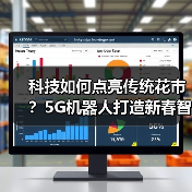 科技如何点亮传统花市？5G机器人打造新春智慧体验（图2）