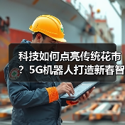 科技如何点亮传统花市？5G机器人打造新春智慧体验（图4）