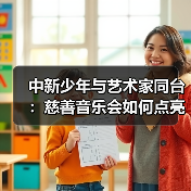 中新少年与艺术家同台:慈善音乐会如何点亮艺术梦想?(图4) 中新少年与艺术家同台:慈善音乐会如何点亮艺术梦想?(图4)