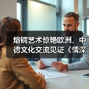 熔铜艺术惊艳欧洲，中德文化交流见证《情深和鸣》收藏（图4）