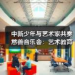 中新少年与艺术家共奏慈善音乐会：艺术教育传递公益力量
