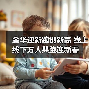 金华迎新跑创新高 线上线下万人共跑迎新春(图4) 金华迎新跑创新高 线上线下万人共跑迎新春(图4)