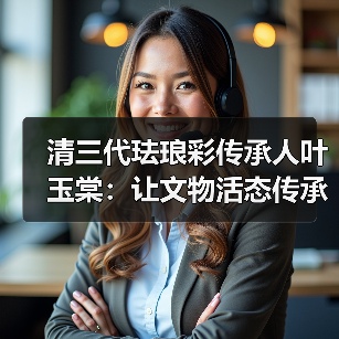清三代珐琅彩传承人叶玉棠：让文物活态传承（图2）