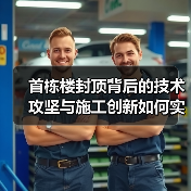 首栋楼封顶背后的技术攻坚与施工创新如何实现?(图2) 首栋楼封顶背后的技术攻坚与施工创新如何实现?(图2)