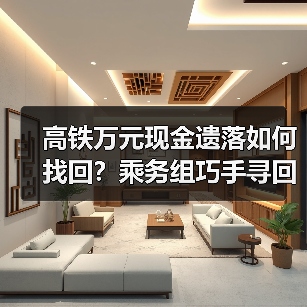 高铁万元现金遗落如何找回？乘务组巧手寻回获锦旗（图4）