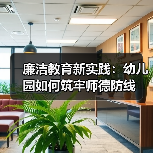 廉洁教育新实践：幼儿园如何筑牢师德防线