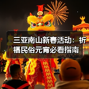三亚南山新春活动:祈福民俗元宵必看指南(图3) 三亚南山新春活动:祈福民俗元宵必看指南(图3)