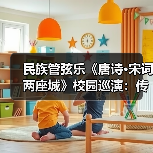 民族管弦乐《唐诗·宋词两座城》校园巡演：传统文化在课堂绽放