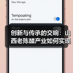 创新与传承的交响：山西老陈醋产业如何实现现代化升级