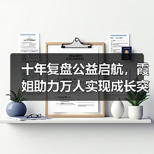 十年复盘公益启航,霞姐助力万人实现成长突破(图2) 十年复盘公益启航,霞姐助力万人实现成长突破(图2)