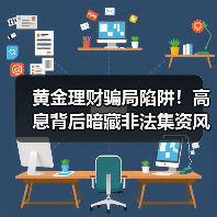 黄金理财骗局陷阱!高息背后暗藏非法集资风险(图2) 黄金理财骗局陷阱!高息背后暗藏非法集资风险(图2)