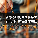 茶皂素如何革新混凝土引气剂？绿色建材的低碳新选择