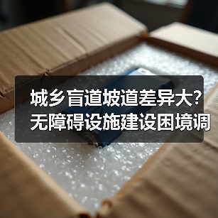 城乡盲道坡道差异大?无障碍设施建设困境调查(图3) 城乡盲道坡道差异大?无障碍设施建设困境调查(图3)