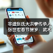 非遗张氏大洪拳传承人张世宏春节贺岁:武术文化如何赋能健康生活(图2) 非遗张氏大洪拳传承人张世宏春节贺岁:武术文化如何赋能健康生活(图2)