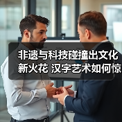 非遗与科技碰撞出文化新火花 汉字艺术如何惊艳世界?(图3) 非遗与科技碰撞出文化新火花 汉字艺术如何惊艳世界?(图3)
